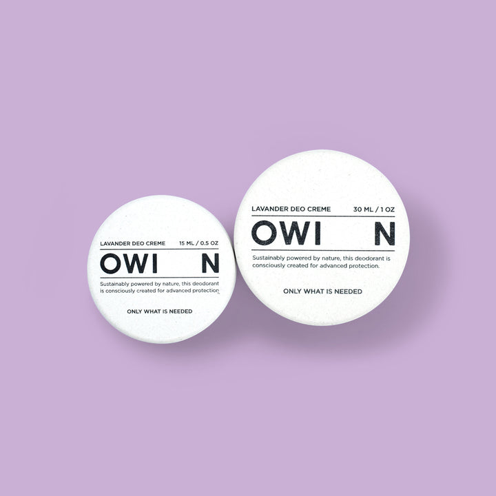 OWIN Deocreme Lavender – beruhigender Lavendelduft in zertifizierter Naturkosmetik, effektiv und sanft zur Haut.