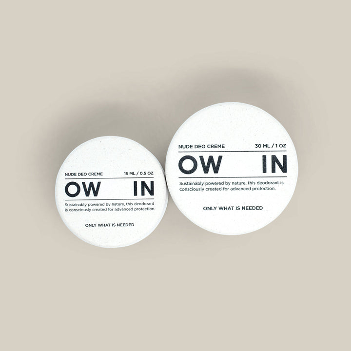 OWIN Deocreme Nude – duftfreies Naturdeo für empfindliche Haut, sanft, zertifiziert und wirkungsvoll.